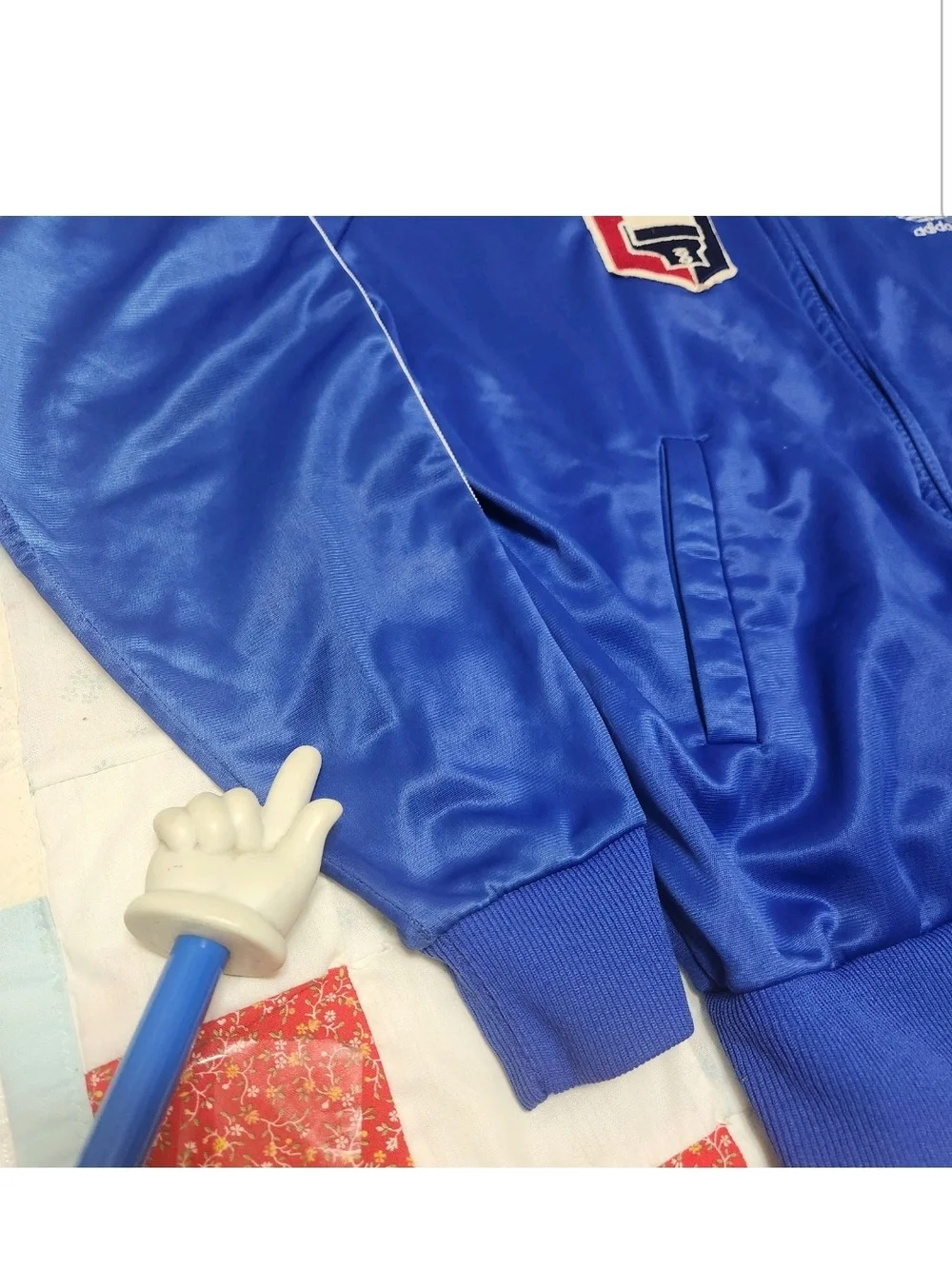 RARE VINTAGE 1980s ADIDAS ATP KEYROLAN USA ABF BOXING TRACK JACKET LARGE TREFOIL